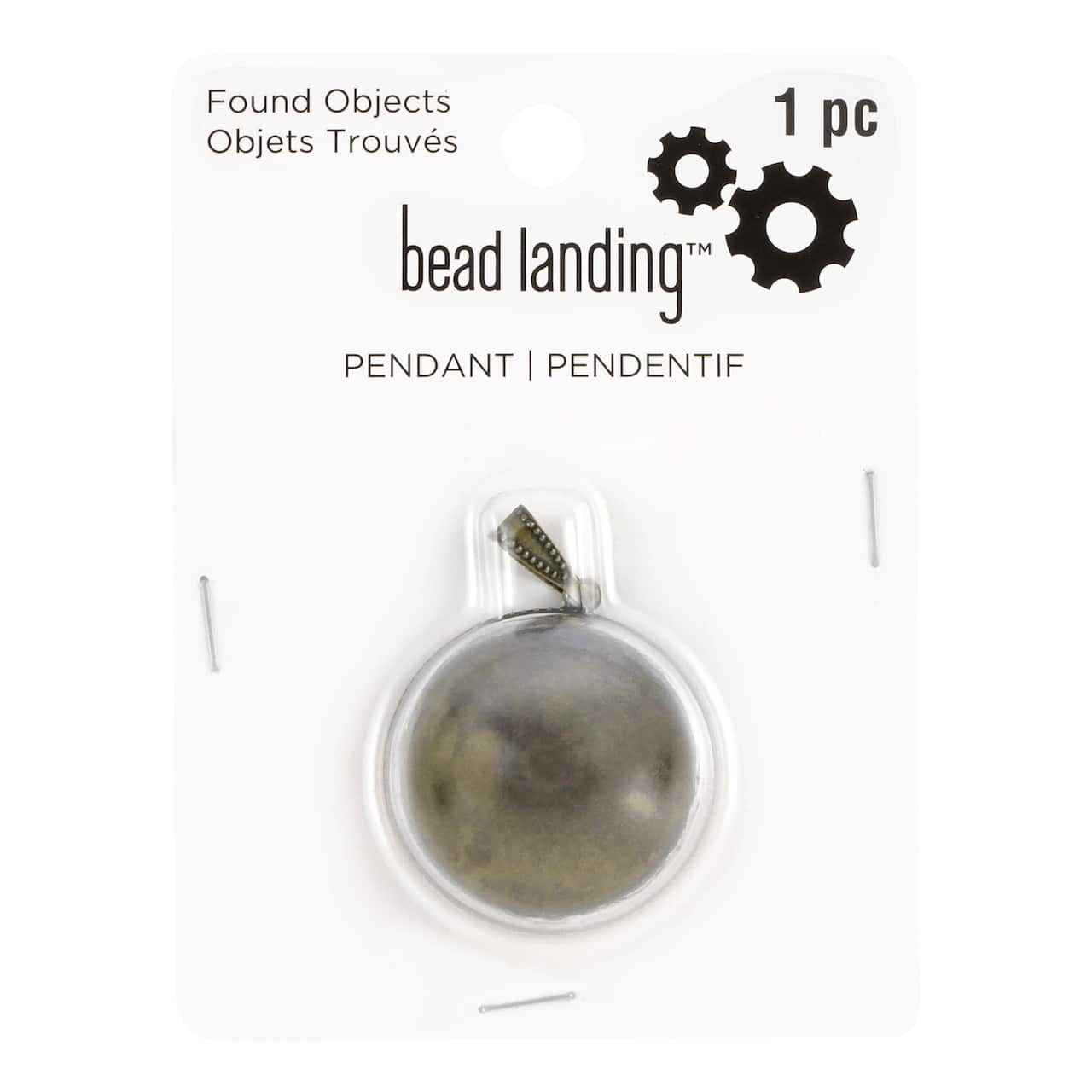 12 Pack: Found Objects Dome Pendant by Bead Landing™